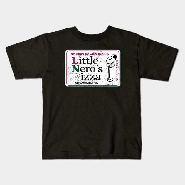 Little Nero's Pizza Kids T-Shirt by SuperEdu